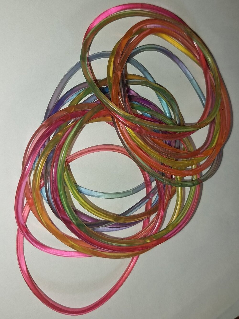 Jelly bracelets-Set of 19